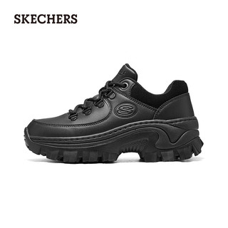 斯凯奇（Skechers）女士高帮雪地靴177226 全黑色 37