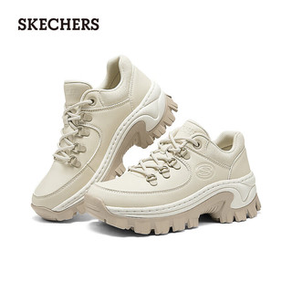 斯凯奇（Skechers）女士高帮雪地靴177226 乳白色/OFWT 38