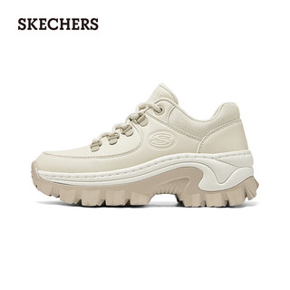 斯凯奇（Skechers）女士高帮雪地靴177226 乳白色/OFWT 37