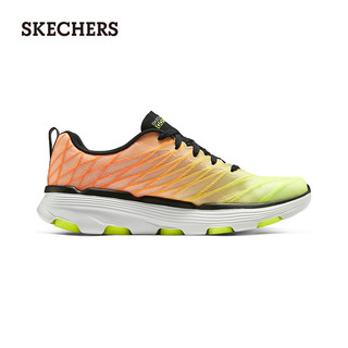 斯凯奇（Skechers）2024年夏季男鞋跑步鞋缓震运动鞋220643 黄色/多彩色/YLMT 40