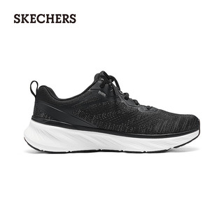 斯凯奇（Skechers）2024休闲运动鞋男女款透气舒适经典232836 黑色/白色/BKW 45