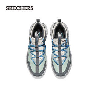 斯凯奇（Skechers）2024运动鞋男子轻质吸震透气复古232745 木炭色/灰色/CCGY 42.5