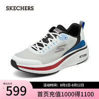 斯凯奇（Skechers）GO RUN ELEVATE 2.0男士跑步鞋220851 白色/多彩色/WMLT 42.5