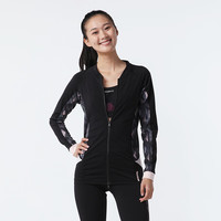 迪卡侬（DECATHLON） 迪卡侬分体式泳衣女游泳衣浮潜冲浪防晒保守泳装nabWW 黑粉色拉链外套（有拉链） S/38