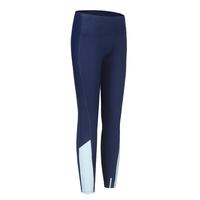 迪卡侬（DECATHLON） 迪卡侬分体式泳衣女游泳衣浮潜冲浪防晒保守泳装nabWW 淡蓝拼接九分裤 L/44