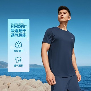 SKECHERS 斯凯奇 男款运动短袖T恤 P223M104