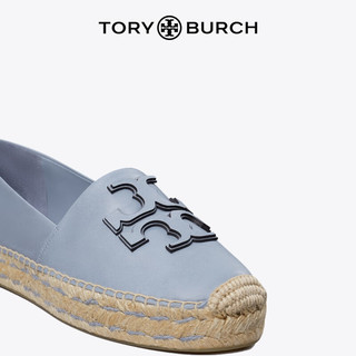 Tory Burch 汤丽柏琦 INES厚底渔夫鞋单鞋女鞋TB 144346 蓝色 400 8  38.5