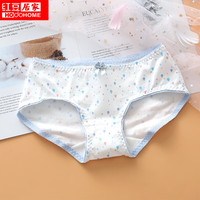 红豆居家女士棉氨三角内裤轻薄透气带印花女士内裤单条装 花型5 170/76A