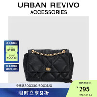 URBAN REVIVO2024夏季新款女士气质绗缝单肩斜挎包UAWB40316七夕节礼物