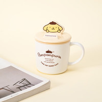 名创优品(MINISO)Sanrio Characters带盖陶瓷杯370mL(布丁狗)