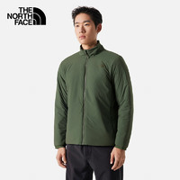 The North Face北面棉服男户外防风保暖立领夹棉外套5B2M 绿色/NYC S