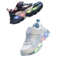 TARANIS 泰兰尼斯 闪灯鞋系列 儿童板鞋 T01X4C4977