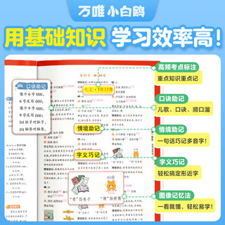 万唯小白鸥小学基础知识大全手册语文小升初总复习强化训练小白鸽作文古诗词小初衔接 小学【语文】基础知识与初中衔接 小学通用