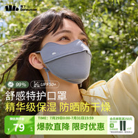蕉下(beneunder)防晒口罩女秋冬护眼角四季保湿防晒防紫外线面罩立体防风SS44024 深黛灰【SS44024】