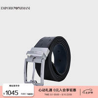 阿玛尼EMPORIO ARMANIEA男士鹰标压印单针扣腰带