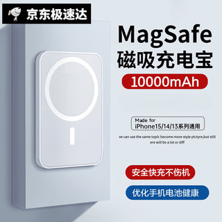 移动端、京东百亿补贴：立创智 苹果磁吸充电宝无线Magsafe快充适用15promaxiPhone外接电池快充大容量移动电源