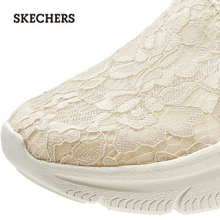 斯凯奇（Skechers）女鞋夏季闪穿鞋slip ins系列休闲鞋一脚蹬健步鞋15 自然色/NAT 35