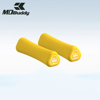 MDBuddy 女士哑铃浸塑哑铃儿童家用器材小哑铃骨头哑铃女 升级三角款0.5kg