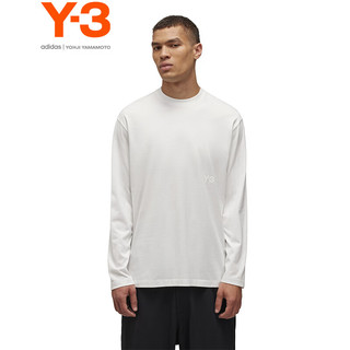 Y-3【运动季】y3 LS TEE秋T恤男女同款圆领简约长袖t恤51-JD9832 白色 XS