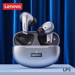 Lenovo 联想 蓝牙耳机 LP5黑色 TWS真无线游戏影音乐耳塞入耳式 适用于苹果安卓华为小米手机男女通用款