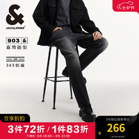 杰克·琼斯（JACK&JONES）牛仔男裤秋季时尚潮流百搭猫须水洗裤子显瘦903直筒牛仔裤男 A16 深灰牛仔 A16 深灰牛仔 175/80A/MR