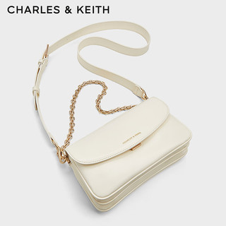 CHARLES&KEITH24秋季新品CK2-20782418链条翻盖手提小方包斜挎包 CK2-20782418