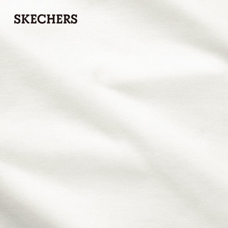 斯凯奇（Skechers）夏季男款户外速干短袖宽松舒适L224M032 棉花糖白/0074 2XL