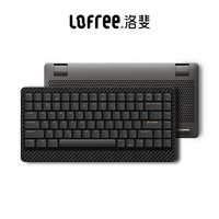 LOFREE 洛斐 OE920 84键 蓝牙/有线机械键盘 邃黑 EDGE超矮轴 单光