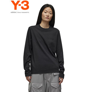 Y-3【运动季】y3REG LS TEE WO秋女子长袖圆领T恤51-JI7558长袖 黑色 M