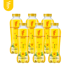 if 泰国进口菊花茶饮料 350ml*6瓶