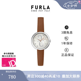 FURLA 芙拉 手表女石英机芯女士腕表 HERITAGE系列  WW00005001L1