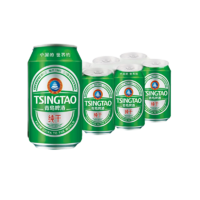 88VIP：TSINGTAO 青岛啤酒 纯干330ml*6罐