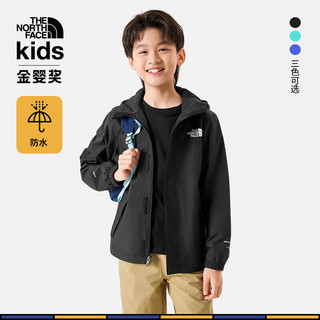 THE NORTH FACE 北面 童装Antora防水硬壳冲锋衣外套秋|8A48/8A49 JK3/宇宙黑 160 XL（160/76）