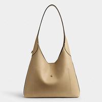 COACH 蔻驰 女士牛皮革单肩包 褐色