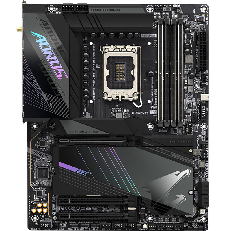 电竞雕X Z790 AORUS PRO X WIFI7 D5主板