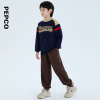 小猪班纳童圆领长袖衫 经典蓝 130cm