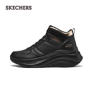 斯凯奇（Skechers）甜酷厚底运动鞋117518 全黑色/BBK 37