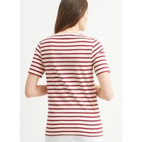 SAINT JAMES 自营｜saint james上装T恤红色条纹舒适简约时尚休闲6-171-21