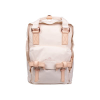 Doughnut Macaroon 甜甜圈蝴蝶结双肩包女背包 透薄粉红 16L