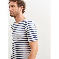 SAINT JAMES 自营｜saint james上装T恤黑色条纹舒适简约时尚休闲6-171-21