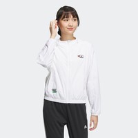 adidas 阿迪达斯 老刀 adidas 阿迪达斯 官方轻运动女装夏新款梭织宽松连帽夹克外套HY2863