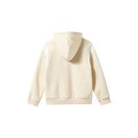 YeeHoO英氏儿童卫衣绒衫秋季休闲百搭套头衫连帽男童女童上衣2024 奶油杏 150CM