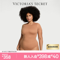 维多利亚的秘密 女士短袖连体紧身衣 4YQY米色 11247802 S