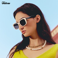 Fakeme 质感板材猫眼防紫外线墨镜女复古松弛感大框ins风 zoomy