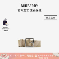 博柏利（BURBERRY）腰带女 格纹 B 字型扣环腰带80887791 青苔色80887791 M