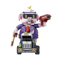 iBLOCK 十二生肖玩酷份子系列 ib1001-12 钞能英雄 亥猪