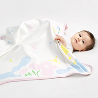 babycare BC2310539 婴童全棉包巾毯 波塔浅粉 90*90cm