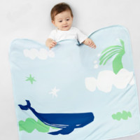 babycare BC2310539 婴童全棉包巾毯 哈沃伊天兰 90*90cm