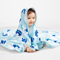 babycare BC2310539 婴童全棉包巾毯 哆咔兔天兰 90*90cm