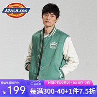 dickies 夹克 时尚宽松休闲棒球服外套 男女运动11147 常春藤绿 XXL